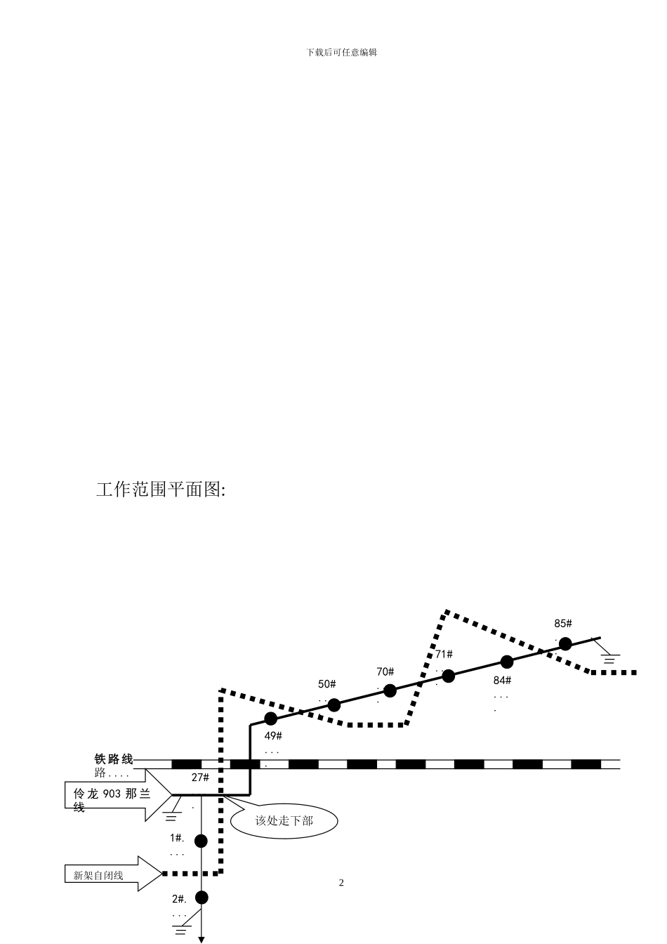 铁路电力线路跨越地方电力线路施工方案_第2页