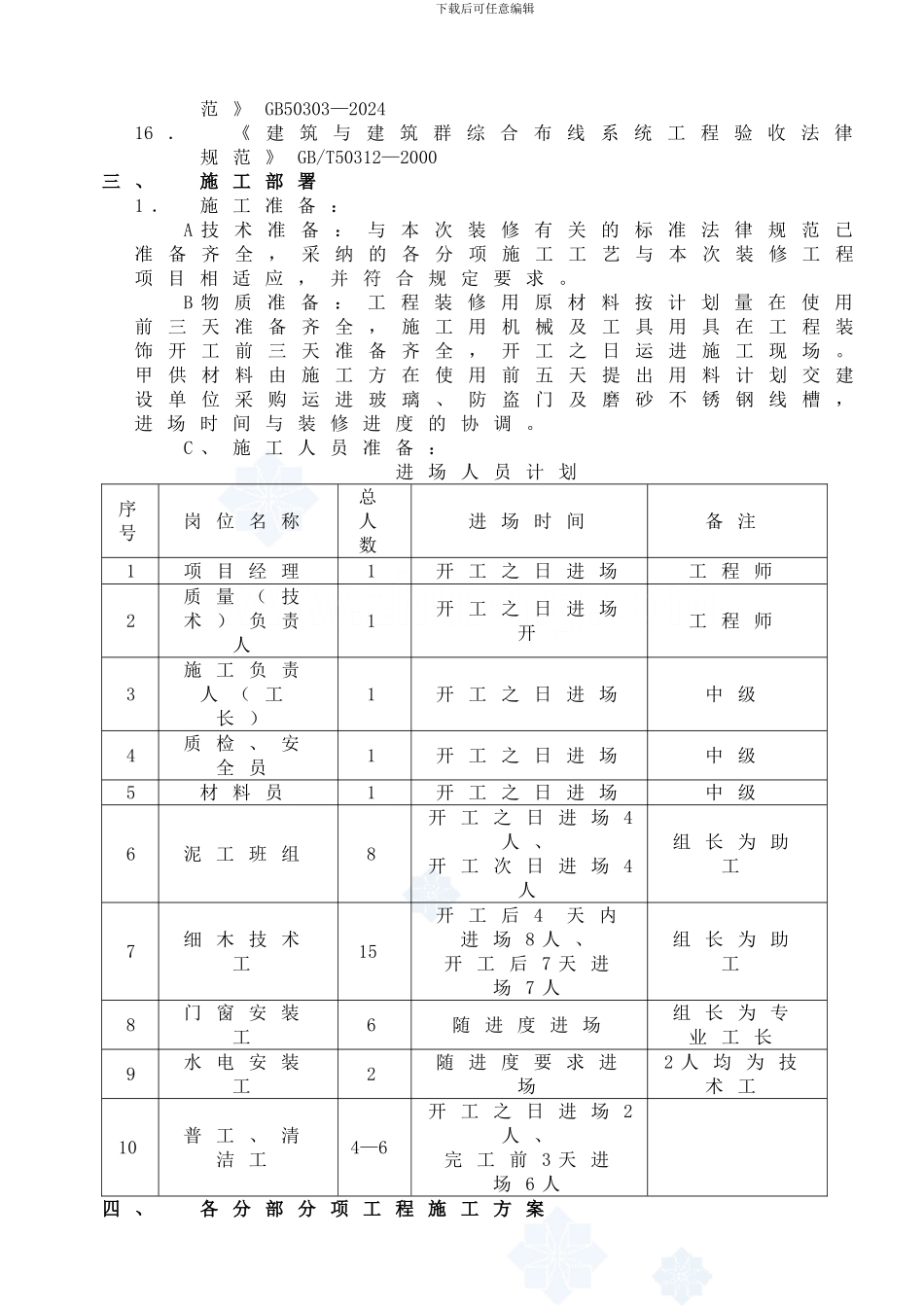 银行装饰工程施工方案_第2页