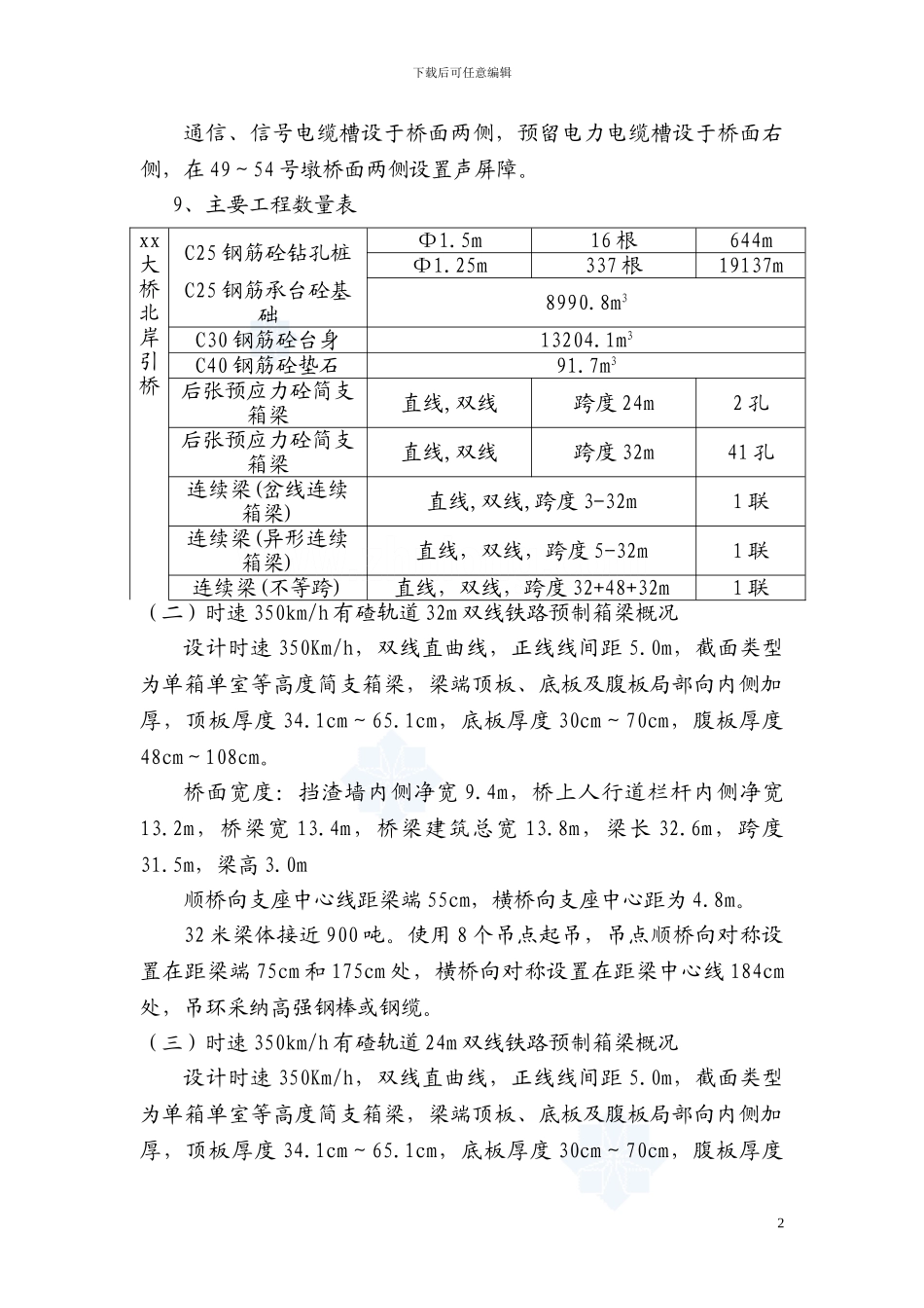 长江大桥北岸引桥预制梁场施工方案_第2页