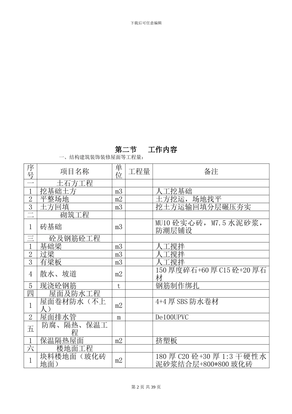 门卫室施工方案_第2页