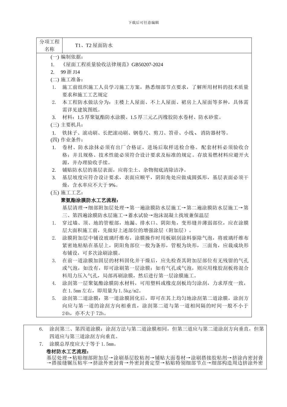 防水层施工技术交底02_第2页