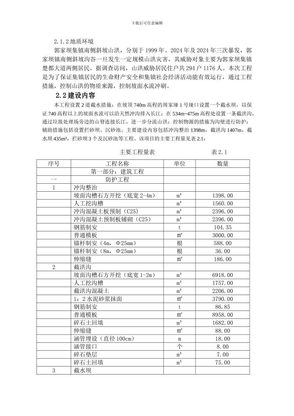 防洪工程施工组织设计_第3页