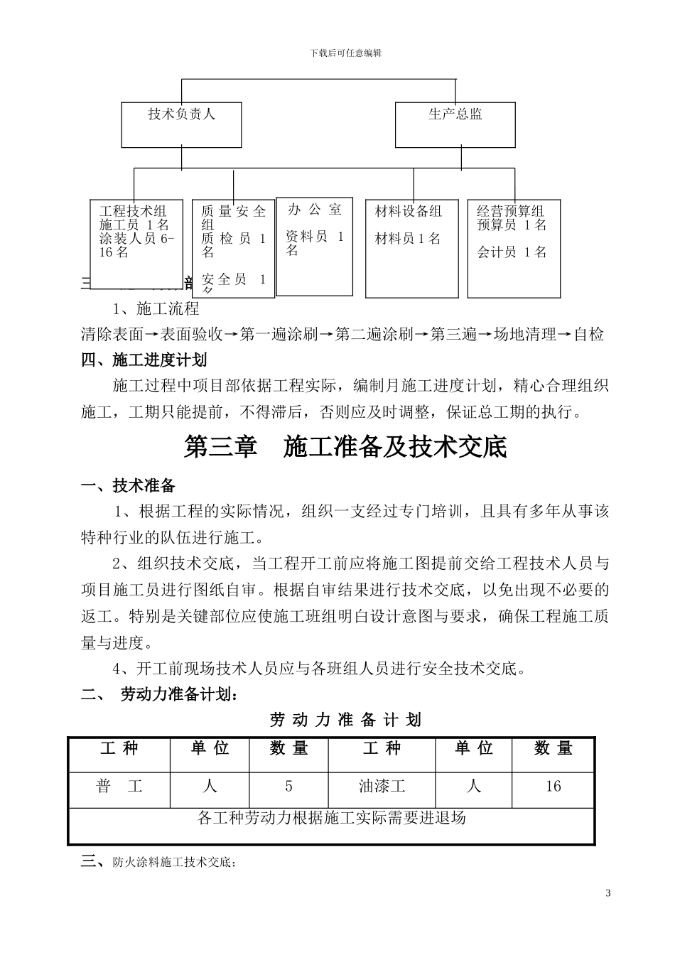 防火涂料施工方案()_第3页