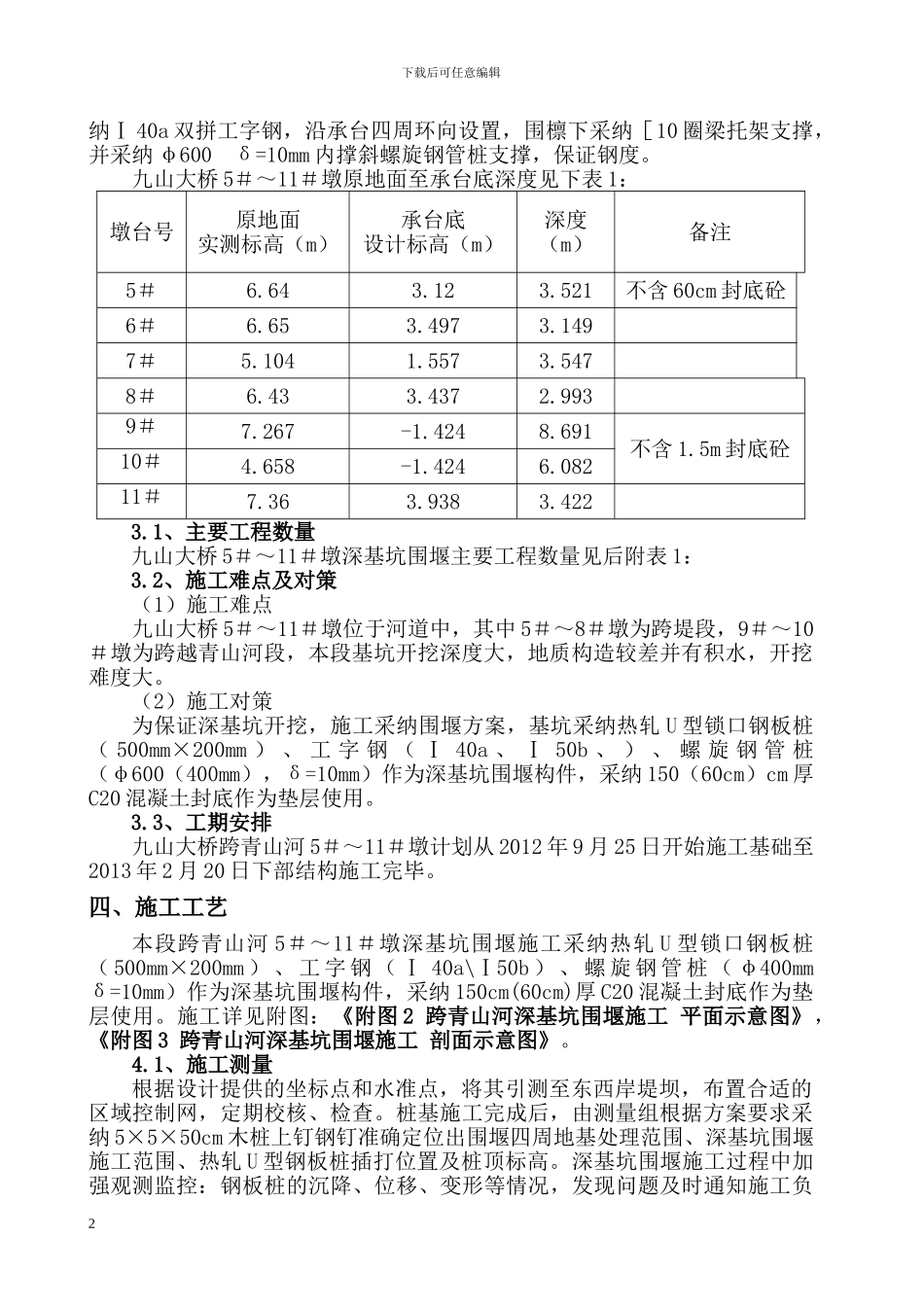 青山河深基坑施工方案_第2页