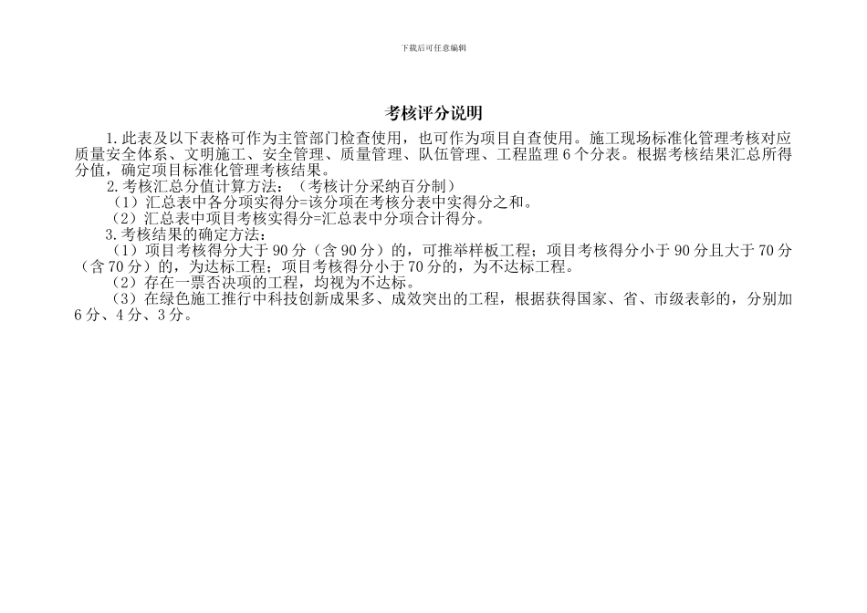 青岛市施工现场标准化管理评价标准_第2页