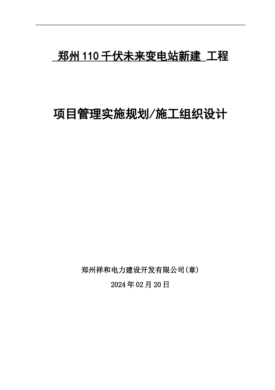 项目管理实施规划_第1页