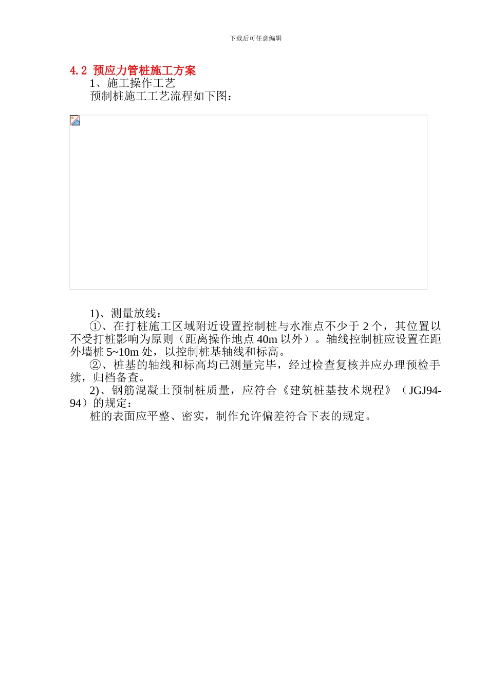 预应力混凝土管桩施工方案_第1页