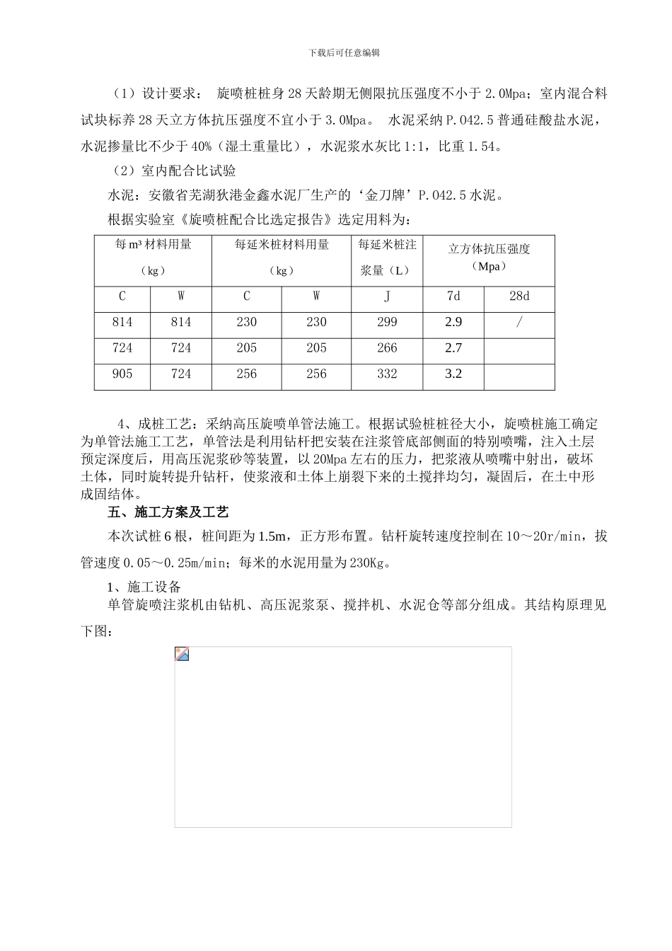 高压旋喷桩施工方案及工艺_第2页