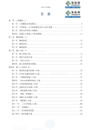 高层公寓深基坑土方开挖施工方案