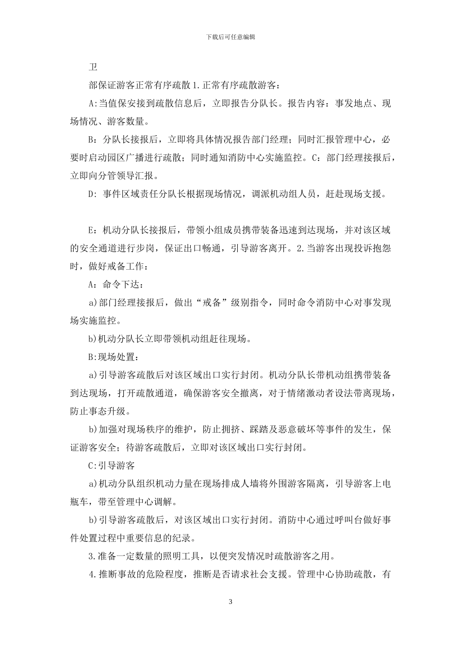 (大型活动安全保障方案_第3页