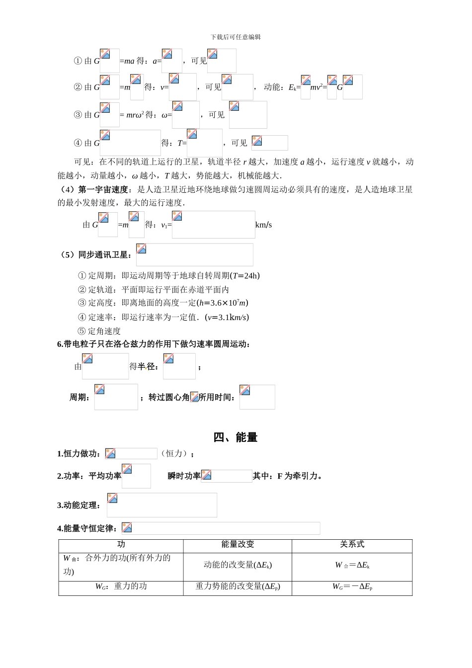 2024年高考物理必背公式_第3页