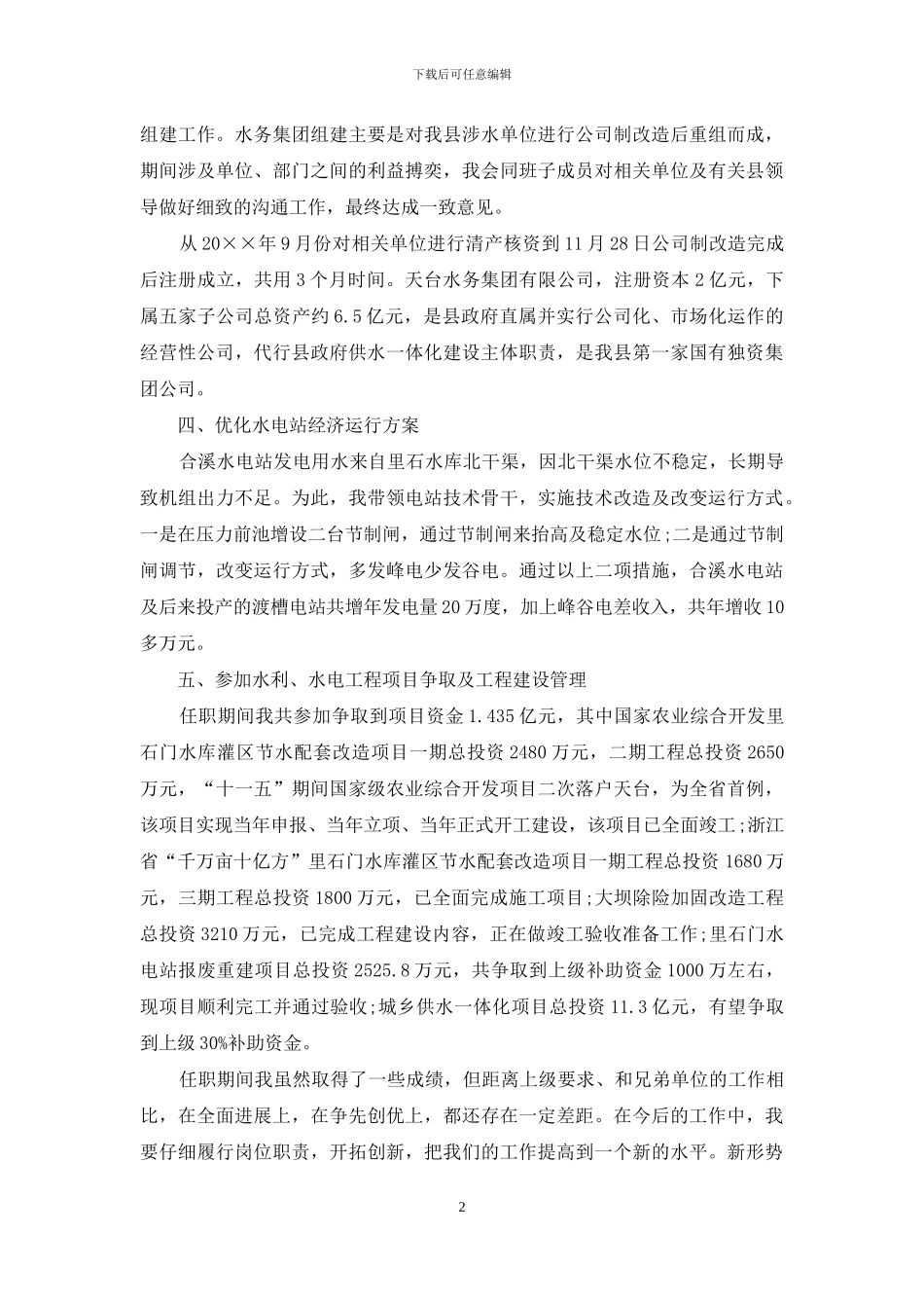 2024经济师年度工作总结_第2页