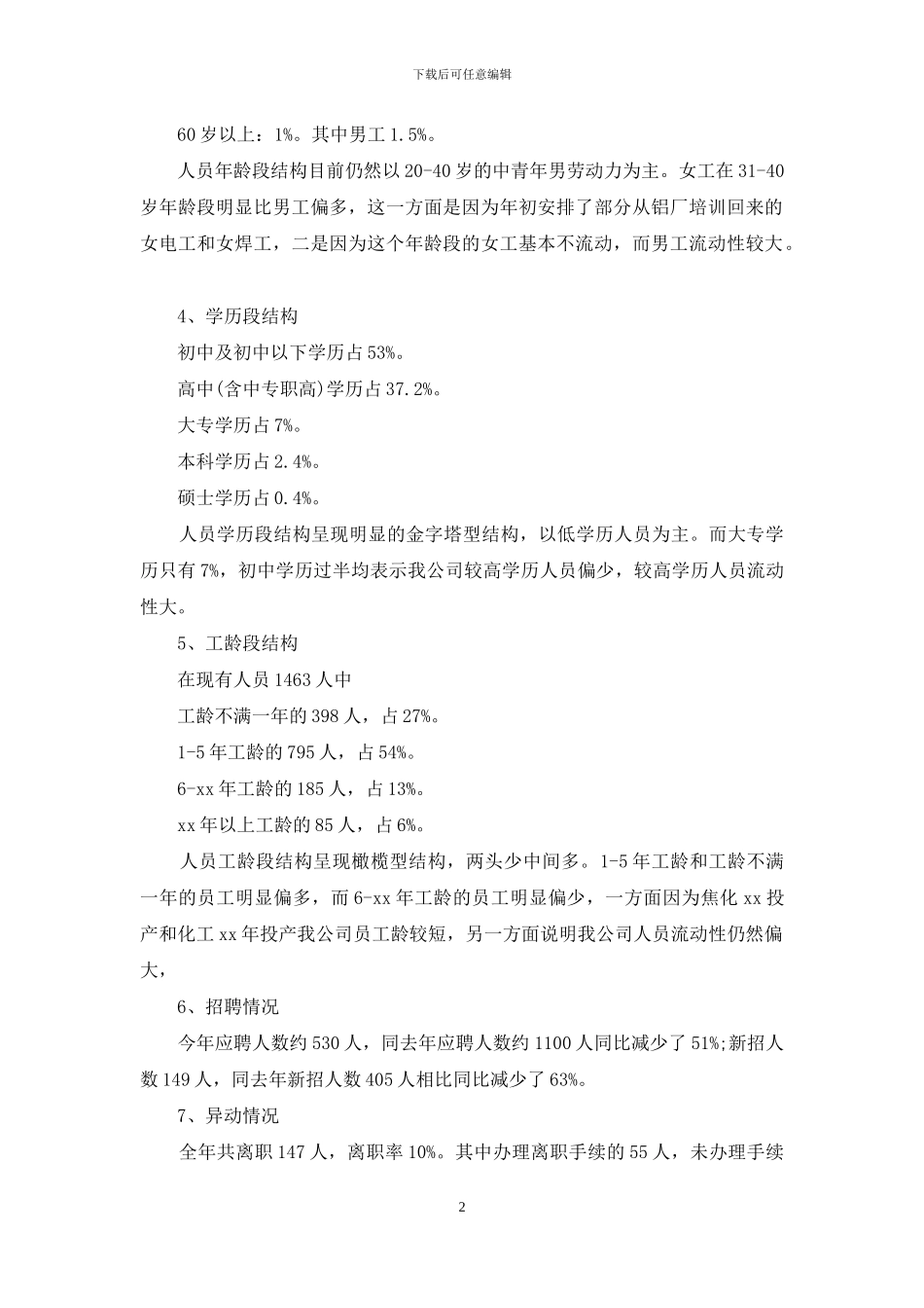 HR总结-hr工作总结范文_第2页