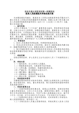 2025年医院考评办法