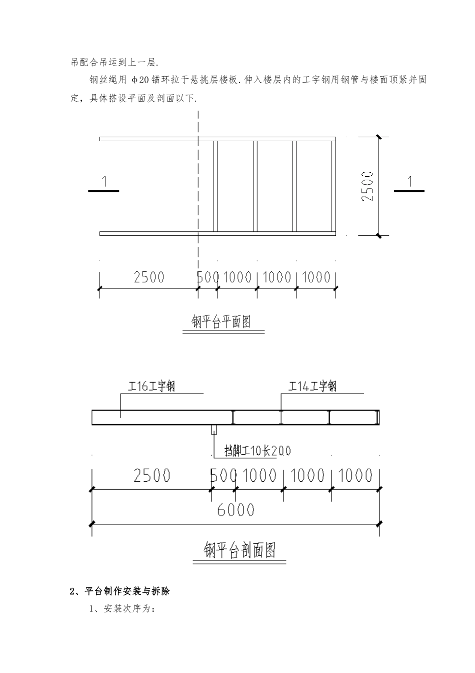 2025年悬挑式卸料平台搭设方案_第2页