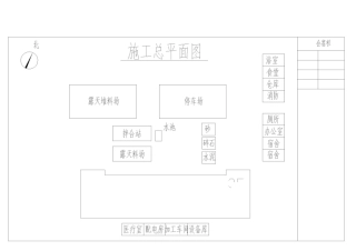 2025年施工进度表施工总平面图