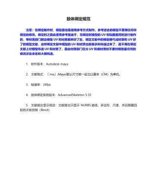 2025年肢体绑定规范