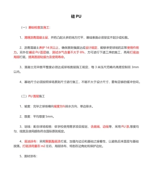 2025年硅PU施工工艺 