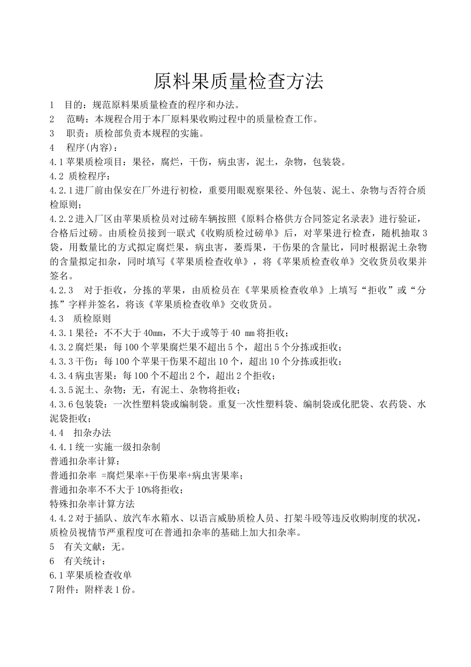 2025年原料果质量检验办法_第1页