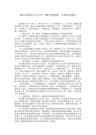 2025年数字化校园自查评估报告