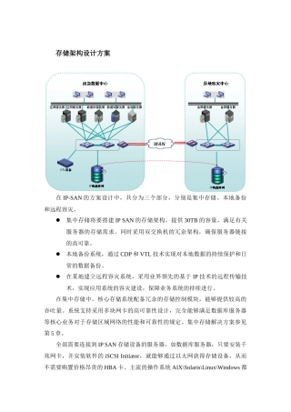 2025年存储架构设计方案