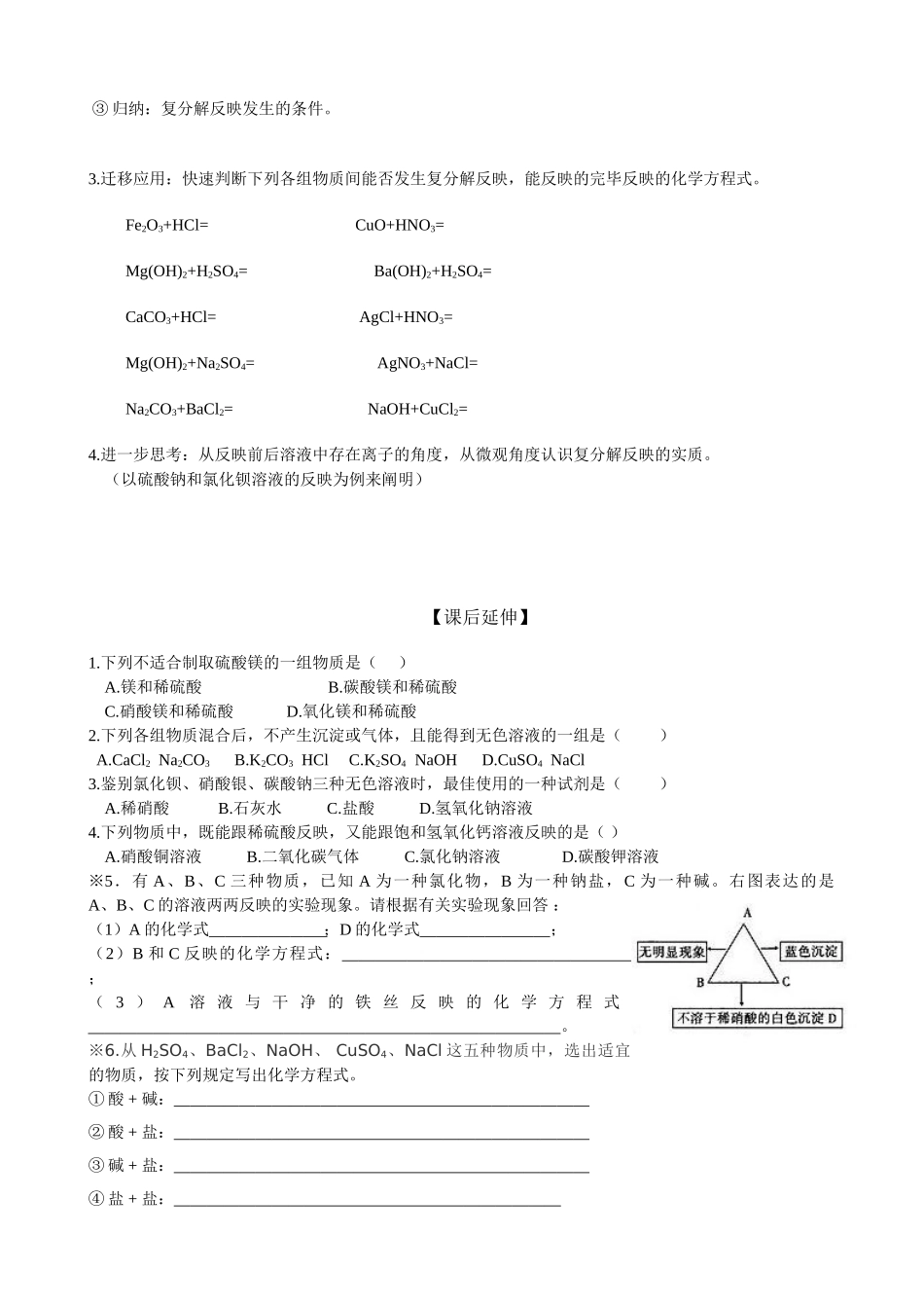 2025年复分解反应学案_第2页