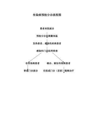 2025年传染病分诊流程图