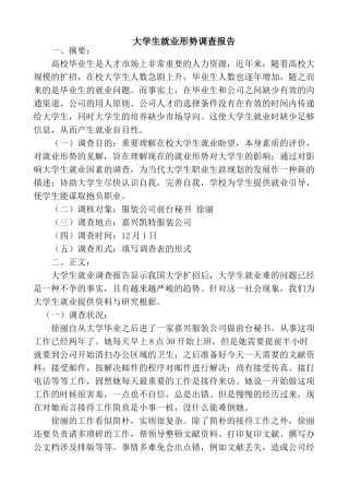 2025年大学生工作岗位调查报告