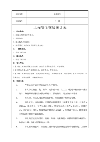 2025年施工现场安全技术交底