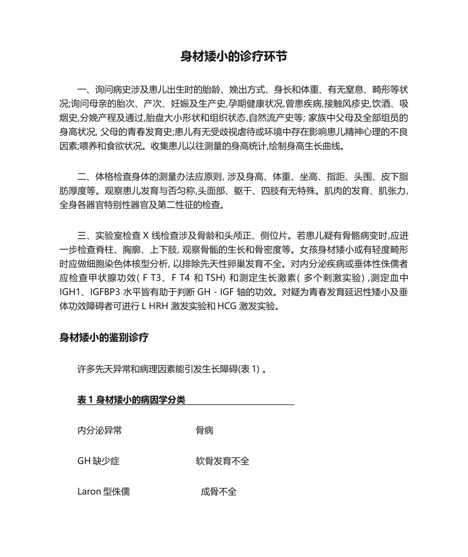 2025年身材矮小的诊疗步骤_第1页