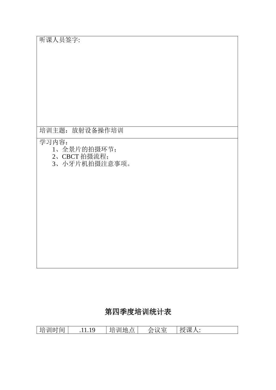 2025年口腔护理培训记录表_第3页