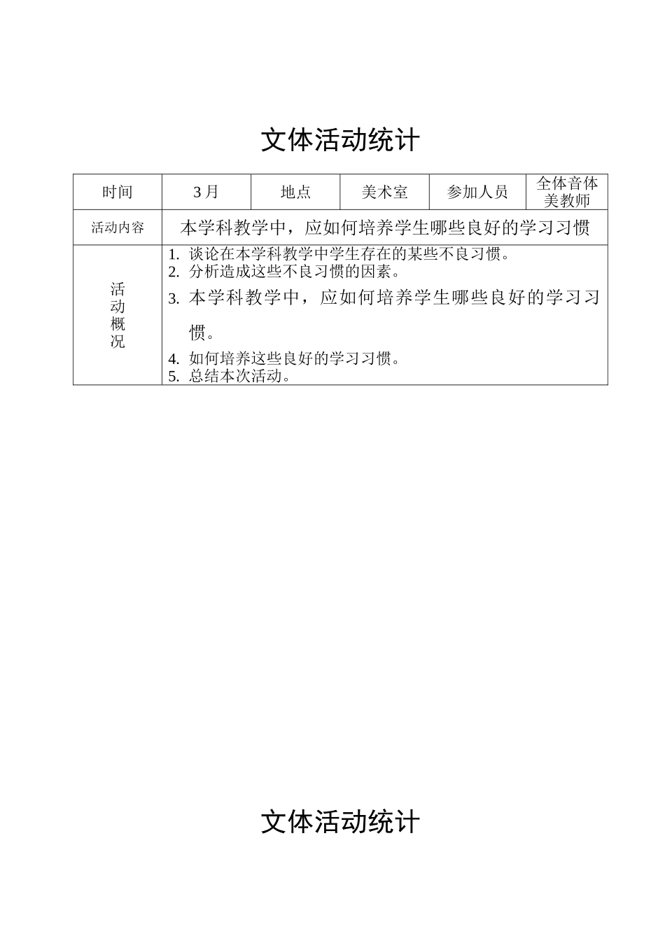 2025年音体美教研活动记录_第2页