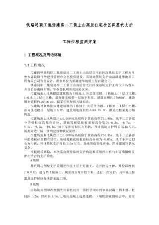 2025年位移监测方案