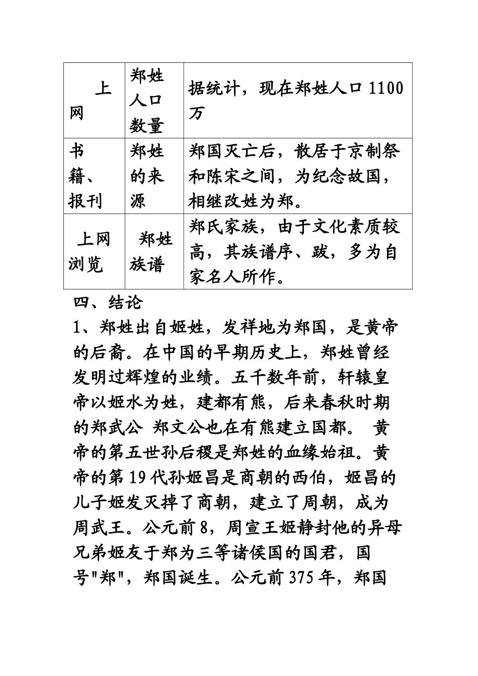 2025年关于郑姓的历史和现状的研究报告_第2页