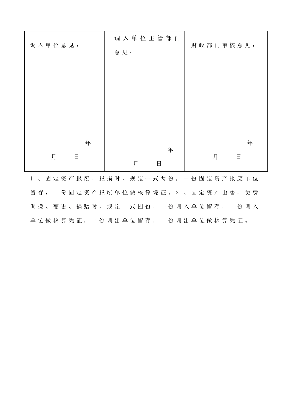 2025年固定资产处理审批表_第2页
