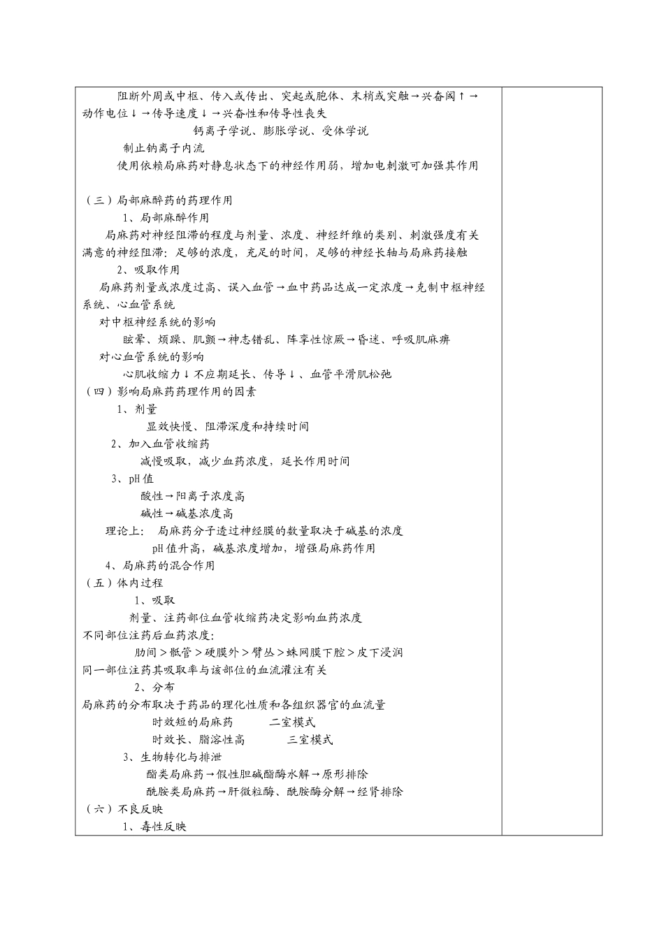 2025年麻醉药理学教案_第3页