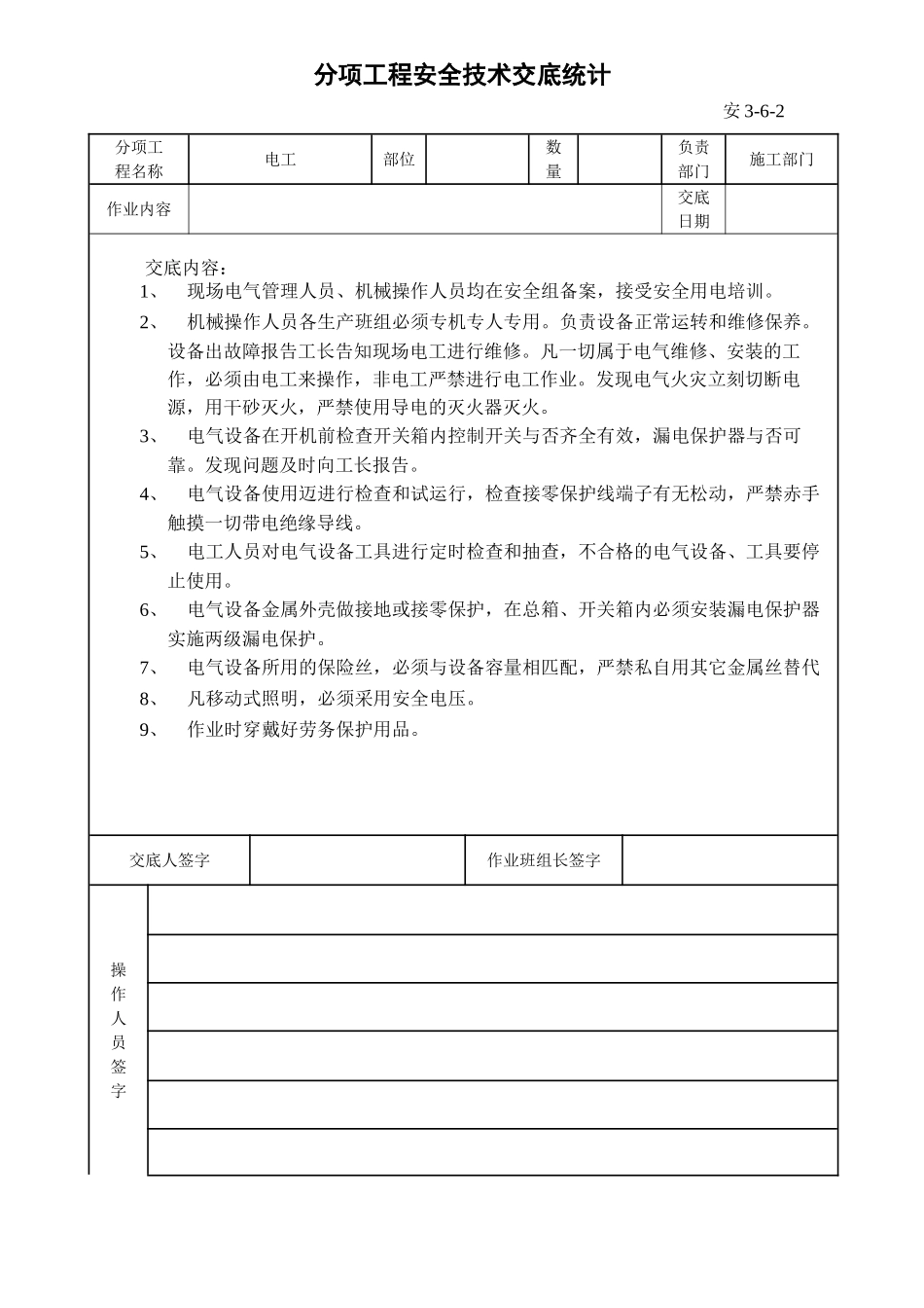 2025年装修安全技术交底_第1页