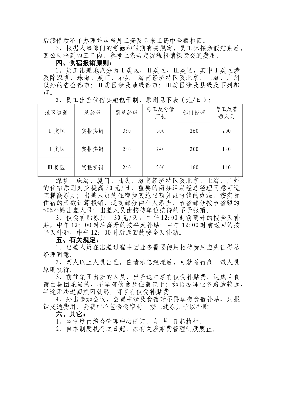 2025年差旅费管理制度_第2页