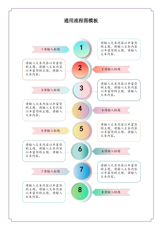 2025年通用流程图模板