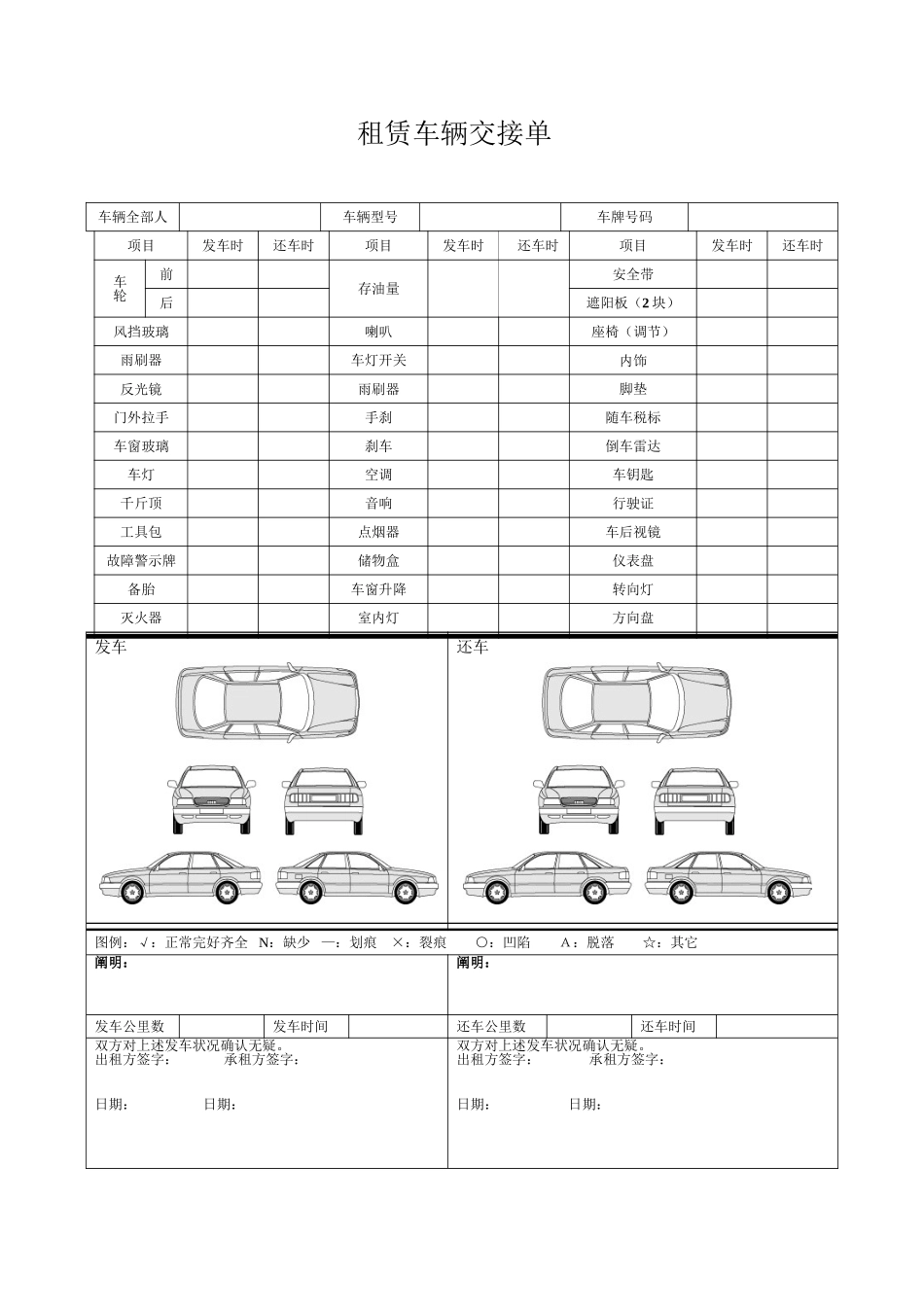 2025年车辆租赁合同模板_第2页