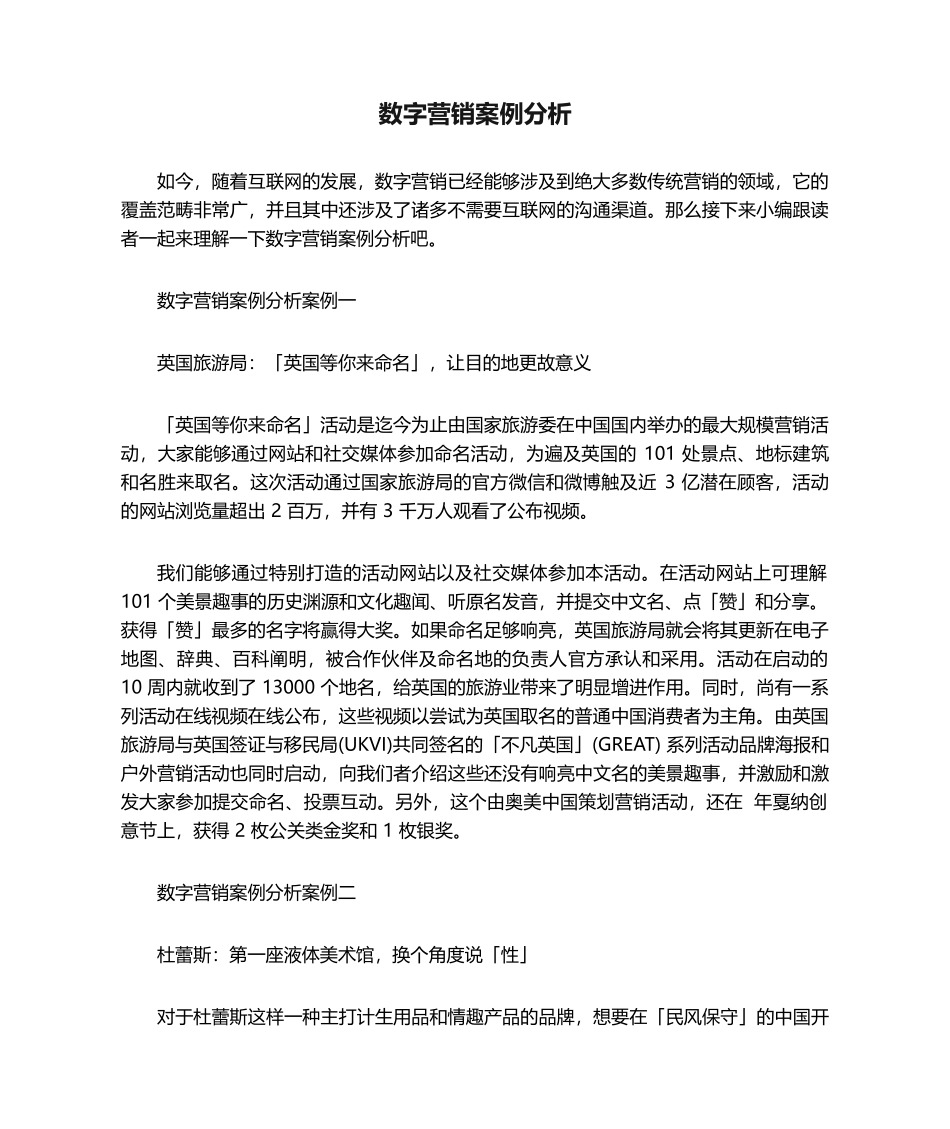 2025年数字营销案例分析_第1页