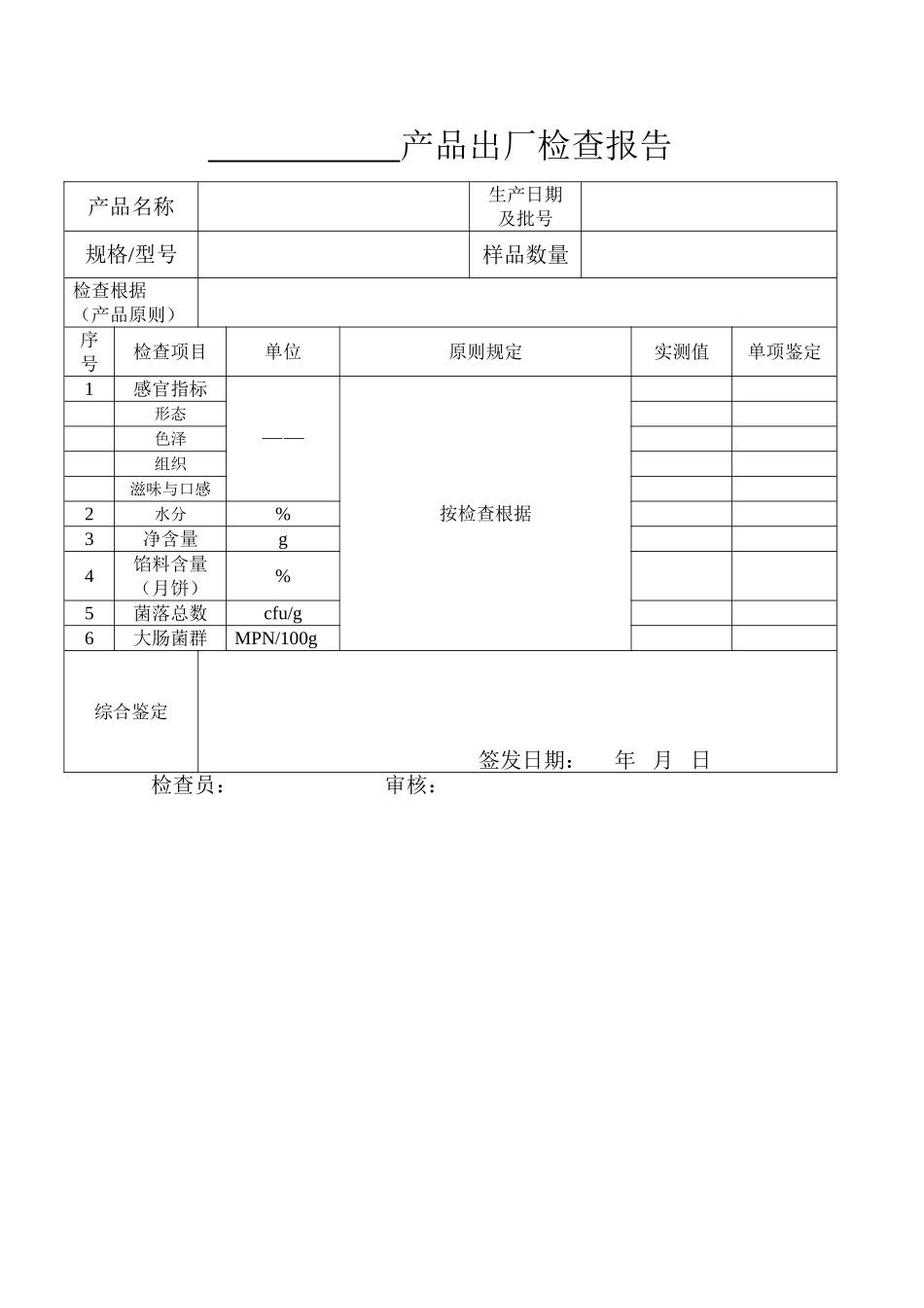 2025年产品出厂检验报告_第1页