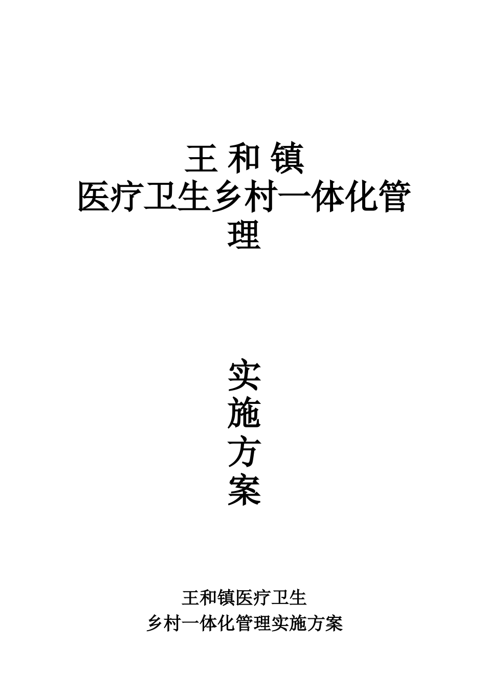 2025年乡村一体化管理实施方案_第1页