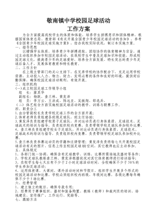 2025年校园足球活动方案