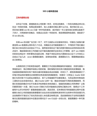 2025年seo年终总结