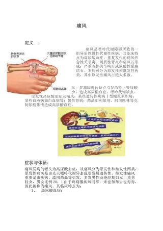 2025年痛风健康教育