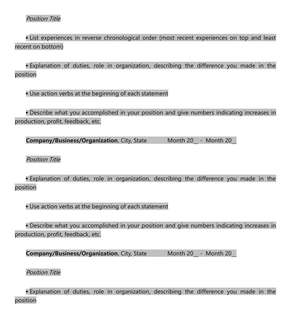 2025年英文简历模板_第2页