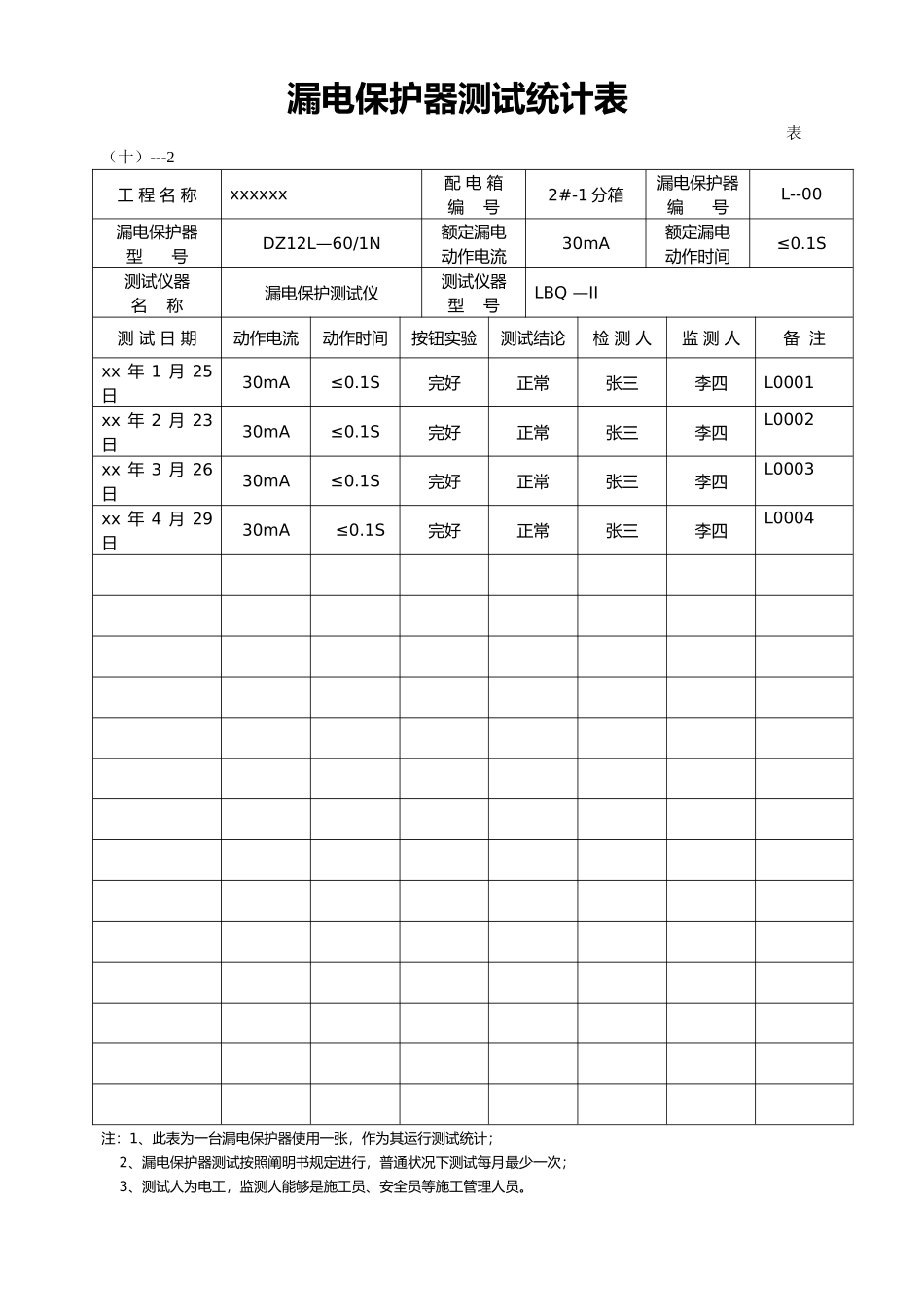 2025年临时用电记录用表_第3页