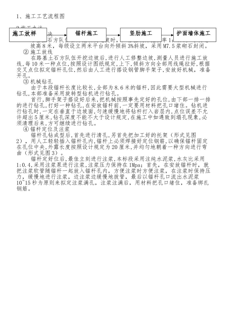 2025年浆砌片石护面墙施工方案_第2页
