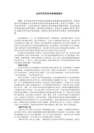 2025年长沙汽车用品市场调查报告
